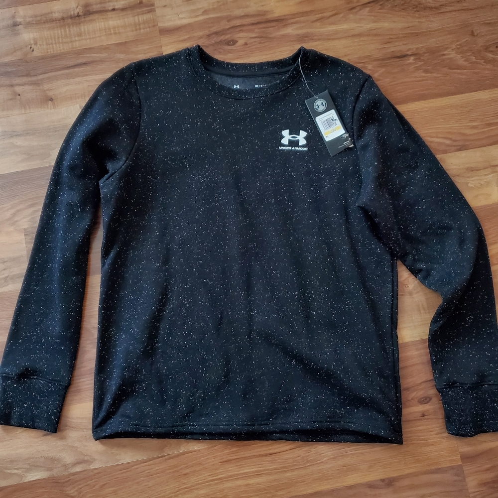 Womens Under Armour pullover crew neck long sleeve sweatshirt